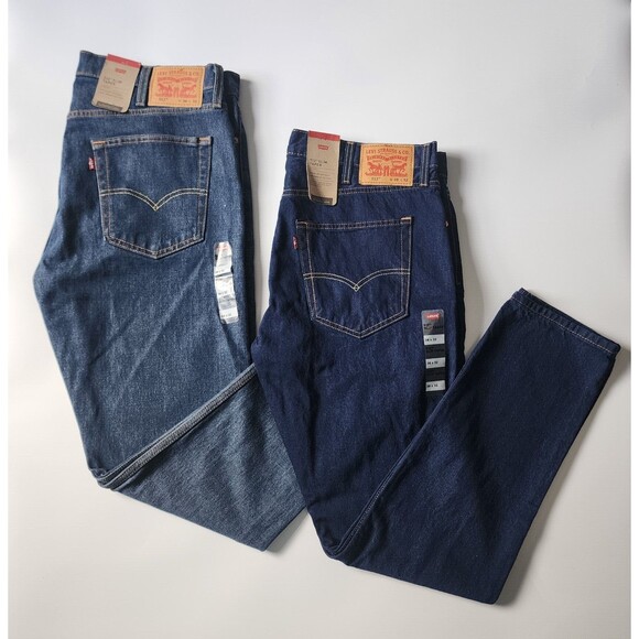 Levi's Other - Levi's 512 Jeans Mens Size 38x32 Lot of 2 Slim Taper Stretch Medium Blue Denim